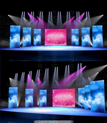 護士節演出3D燈光舞臺設計構思